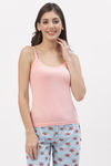 Floret Cotton Camisole (Pack of 2) - Wine Peach — thumbnail 2
